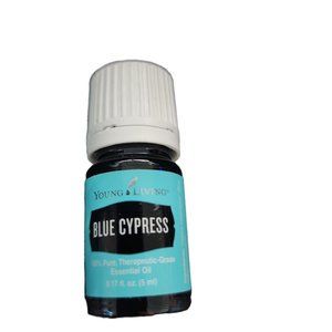 Young Living Blue Cypress 5ml Essential Oil Glass Bottle Brand New & Sealed